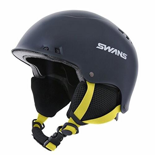 SWANS(スワンズ) 子供用 1歳~6歳 スキー スノーボード へルメット フリーライドモデル H-46RS BK ブラック S(48〜54cm) ヘルメット
