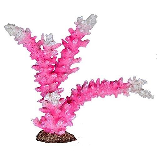 ゼスト Zest レプリカサンゴ ピンクホワイト M 9 その他熱帯魚 アクアリウム用品 Morefon Ru