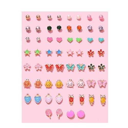 大人気 アクセサリー スタッドイヤリング ガール 少女 子供 キッズ 女の子 ユニコーン ハート 星 ラインストーン ス Cisama Sc Gov Br