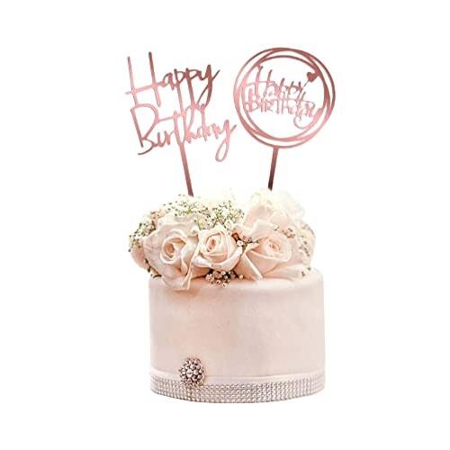ケーキトッパー バースデーケーキ バルーン ランダム12個 装飾 40％OFFの激安セール アクリル ロー デコレーション 品質満点 記念日 誕生日