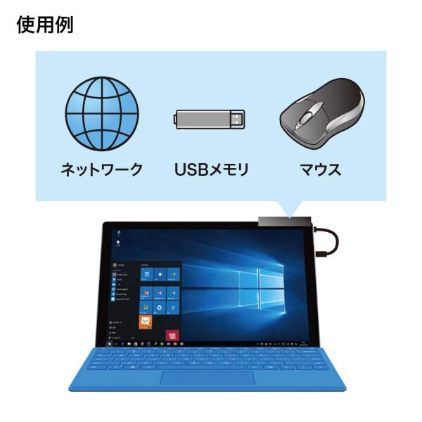 サンワサプライ タブレット用USB Type-Cハブ USB-3TCH26BK｜shimoyana｜08