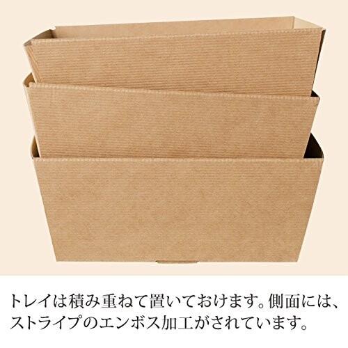 ヘッズ 日本製 ペーパー ギフト トレイ シンプル クオリティ L 10枚 HEADS SIQ-GT1｜shimoyana｜03