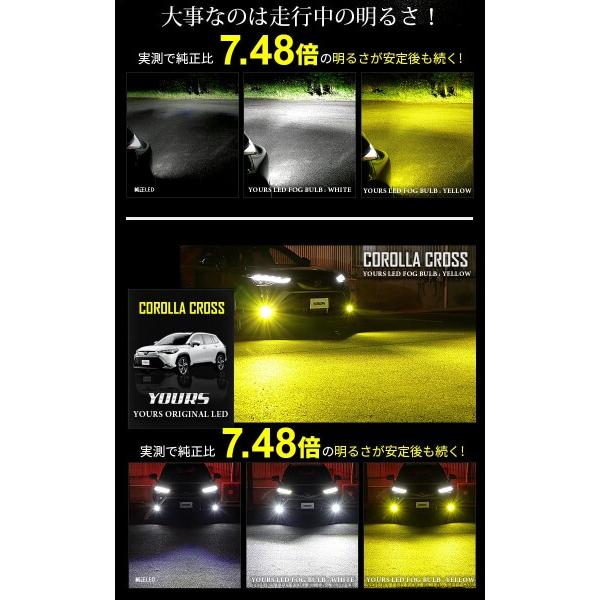 YOURS(ユアーズ) トヨタ車 専用 純正 フォグランプ 交換用 LED バルブ  左右 2個セット 専用工具付き｜shimoyana｜05