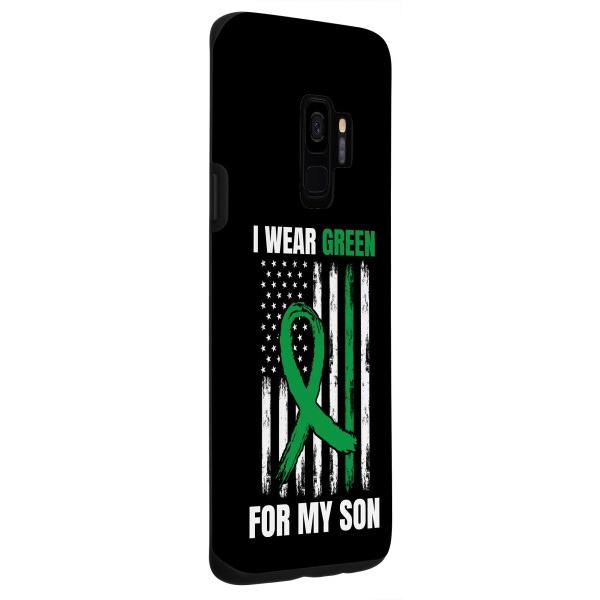 Galaxy S9 I Wear Green For My Son 脳性麻痺啓発 アメリカ国旗 スマホケース｜shimoyana｜03