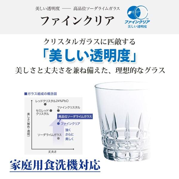 東洋佐々木ガラス グラス タンブラー クリア 約285ml ピレネー 食洗機対応 日本製 P-41102-JAN｜shimoyana｜04