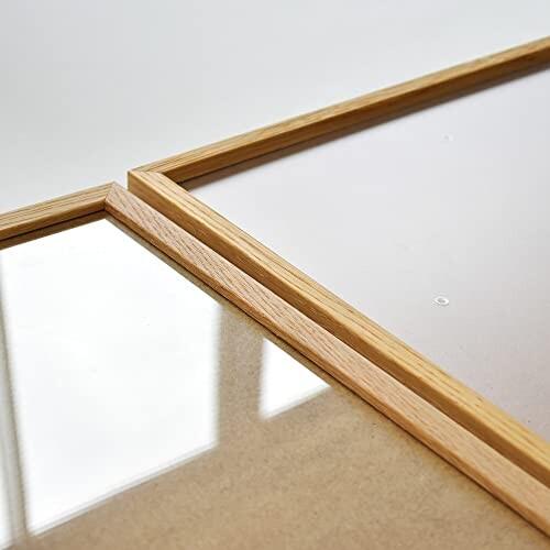 cortina(コルティーナ)　木製　ポスターフレーム　日本製　50x70cm　無垢材　オーク　50×70cm　(低反射　映り込み