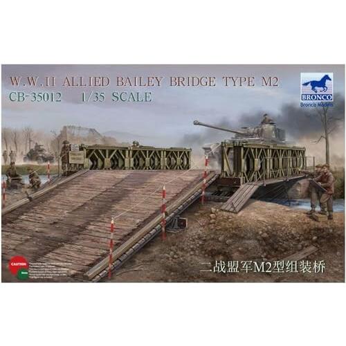 ブロンコモデル 1/35 イギリス ベイリー 軍用組立式架橋 M2型 プラモデル CB35012｜shimoyana｜07