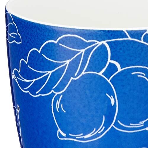 NARUMI(ナルミ) マグカップ デイプラス(Day+) 340cc ブルー 花柄 かわいい 大きめ 電子レンジ オーブン｜shimoyana｜05