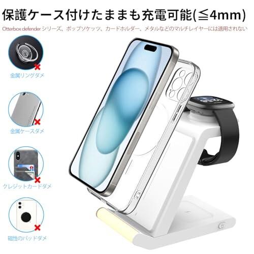 GLILAVOX 3in1 ワイヤレス充電器 Pixel Watch 2 3 充電器 GLILAVOX 3in1 ワイヤレス充電器 Pixel Watch 2 3 充電器