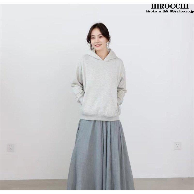 Ginger掲載商品 パーカー スウェット プルオーバー 長袖 フード付き 春 レディース 代 30代 40代 50代 パーカー サイズ Xl Gordoscoxinha Com Br