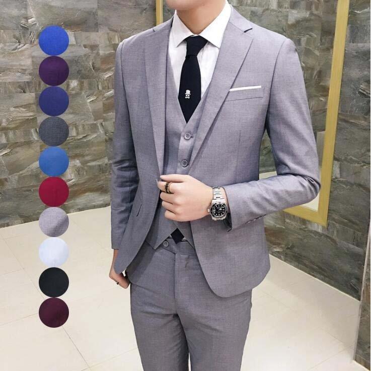 オリジナル 父の日 新郎 息子 上下セット スタイリッシュスーツ スリムスーツ 卒業式 紳士服 スリーピース 結婚式スーツ ジャケット ベスト パンツ 3点セット ビジネススーツ メンズ スーツ 高級感 3ピーススーツ カジュアル ビジネススーツ Affaires Sociales Gouv Cg