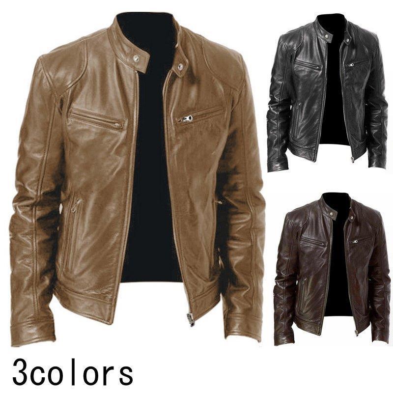 人気ブランドの新作 おしゃれ Puレザー テーラード 防寒 大きいサイズ レザーコート ライダースジャケット Puジャケット 40代 30代 代 革ジャン アウター 秋冬 合成皮革 メンズ レザージャケット お兄系 紳士服 バイクジャケット ジャケット