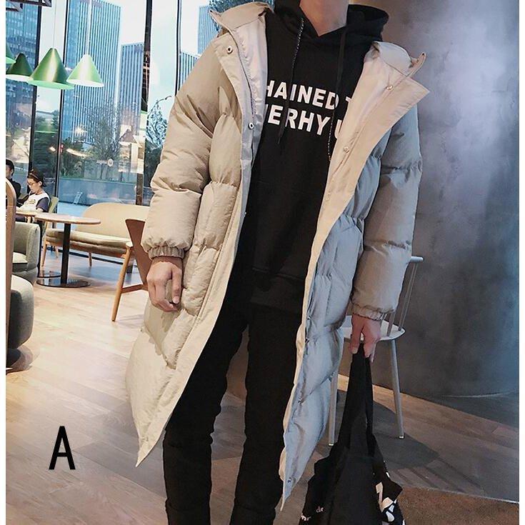 激安ブランド フード付き ロングコート ダウンコート メンズ ダウンジャケット 厚手 カジュアル 通学 通勤 男性用 ダウンコート メンズコート 中綿 コート 新作 お兄系 冬服 おしゃれ アウター 暖かい 韓国風 大きいサイズ 体型カバー コート アウター Dagl Tg