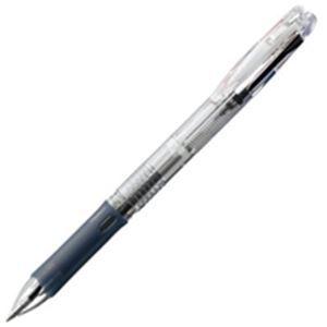 【数量限定】 クリップオンスリム 多色ボールペン ゼブラ ZEBRA (業務用10セット) 〔3色/0.7mm〕 透明 B3A5-C スリムタイプ 万年筆