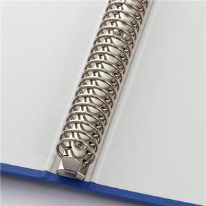 まとめ Tanosee 30穴バインダー 貼り表紙 タテ 100枚収容 背幅42mm グレー 1冊 5セット 限定特価