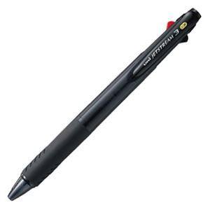 2022人気の 0.38mm ジェットストリーム3 3色ボールペン 三菱鉛筆 （まとめ） 軸色（透明黒） 〔×15セット〕 1本 SXE340038T.24 万年筆