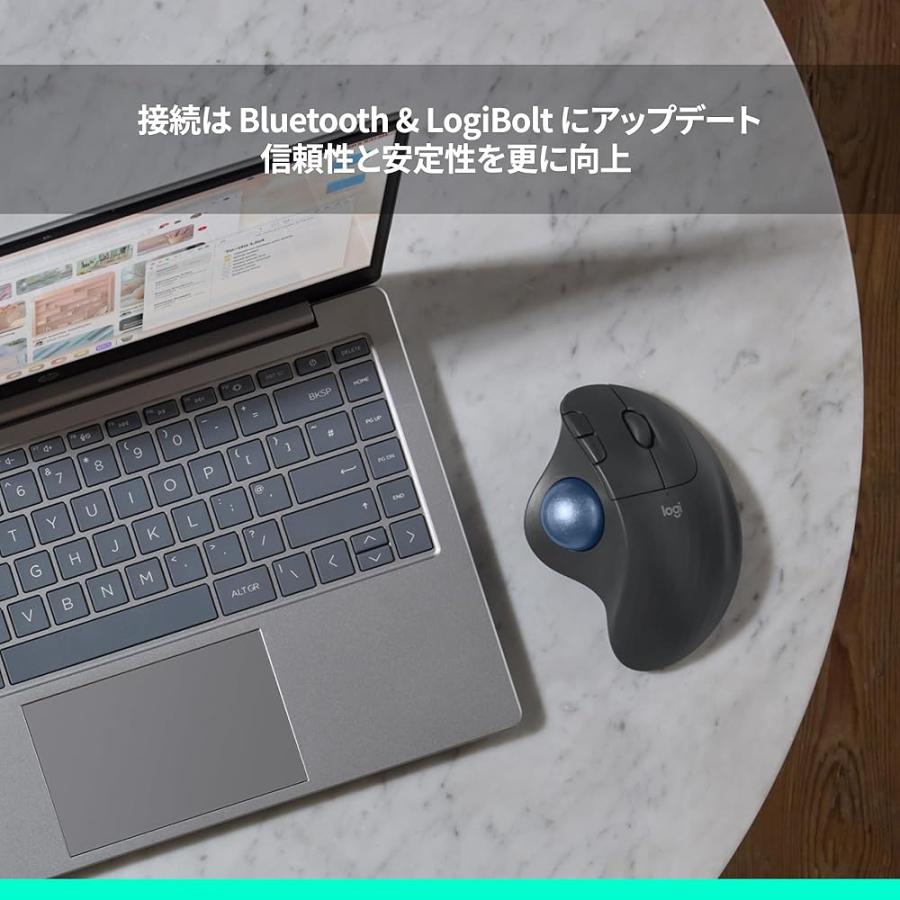 logicool ERGO M575SP ワイヤレス トラックボール M575SPda（ブラック