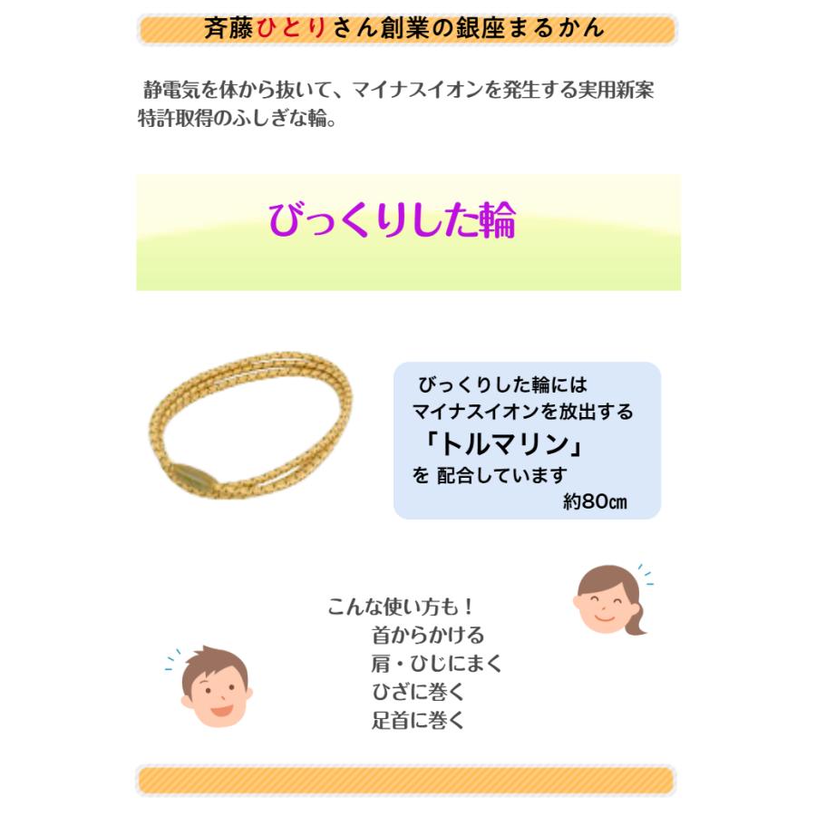 銀座まるかん びっくりした輪 斎藤一人さん : 真心堂ヤフー