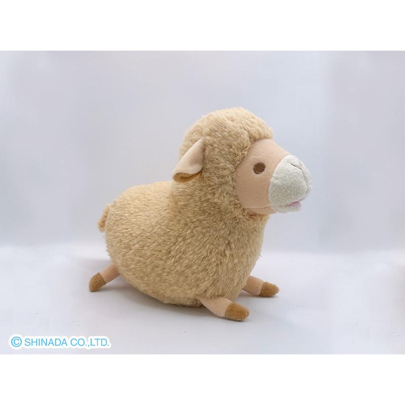 シナダ ぬいぐるみ ベイビーアルパカ (M) ブラウン : シナダオンライン