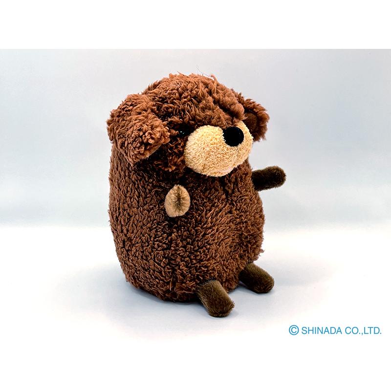 シナダ わんちゃん ぬいぐるみ 20cm 犬 ブラウン ホワイト シナダ ぬいぐるみ baby nature (S) ダックス ブラウン : シナダ