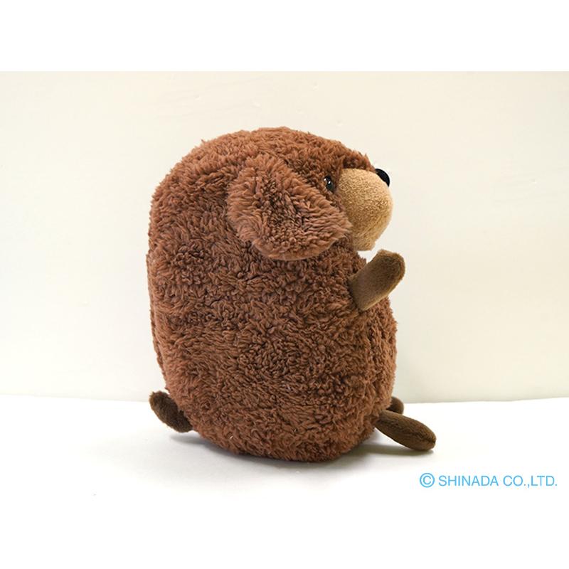 シナダ ぬいぐるみ baby nature (M) ダックス ブラウン : シナダ