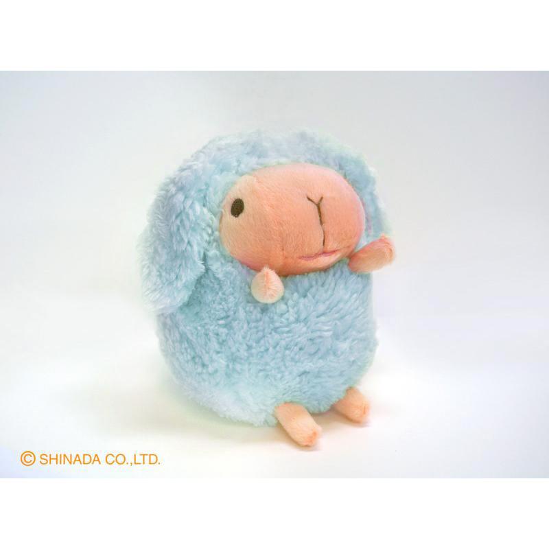 シナダ ぬいぐるみ baby nature (S) パステル うさぎ ブルー : シナダ