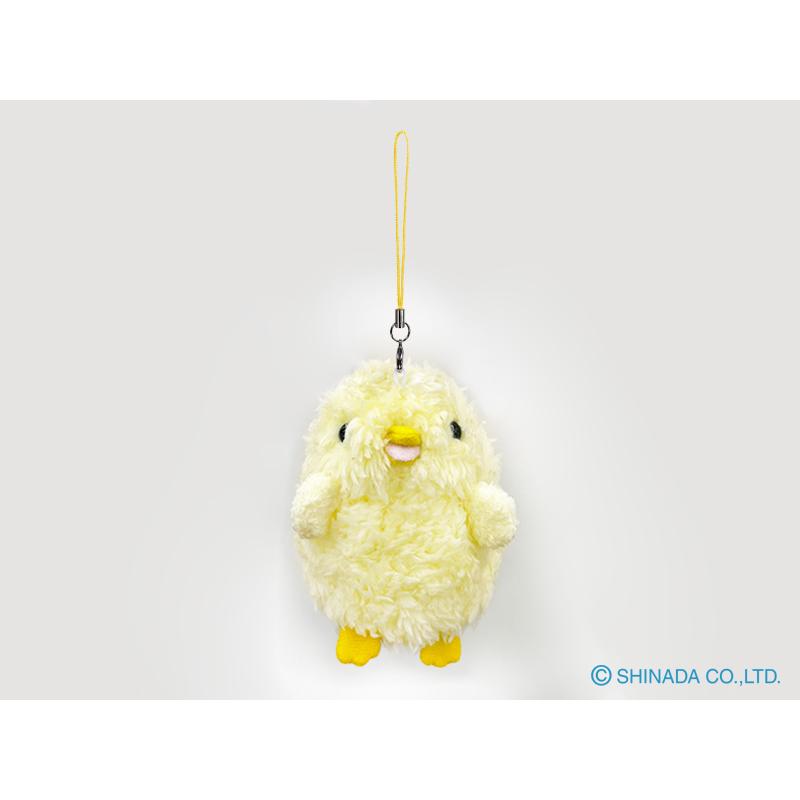 シナダ ぬいぐるみ ストラップ baby strap ひよこ イエロー : シナダ