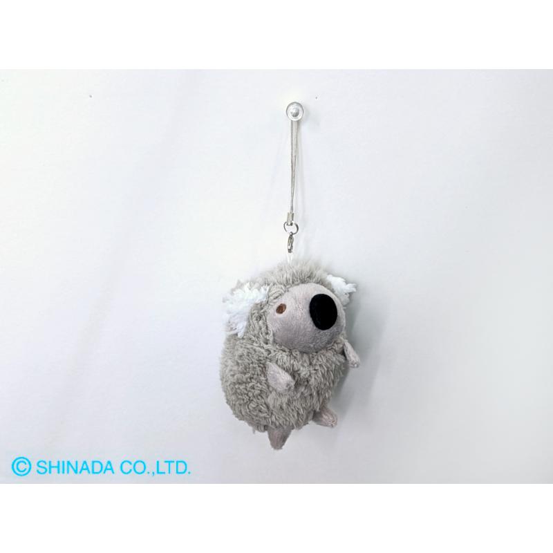 シナダ ぬいぐるみ ストラップ baby strap コアラ グレー : シナダ