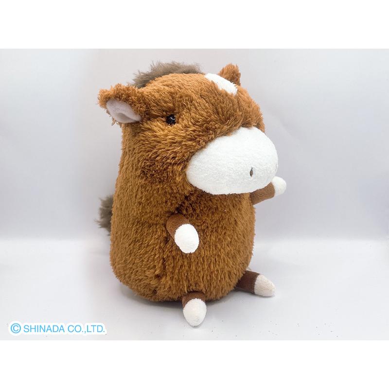 シナダ ぬいぐるみ baby more ポニー (M) ダークブラウン : シナダ