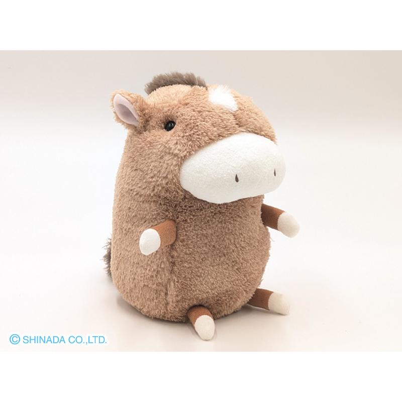 シナダ ぬいぐるみ baby more ポニー (L) ブラウン : シナダオンライン