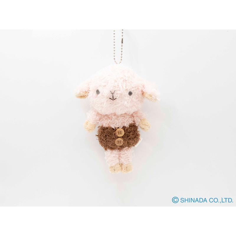 シナダ ぬいぐるみ BCマスコット funwari fuwawa (S) Goat ピンク