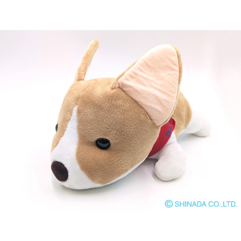 シナダ ぬいぐるみ ふっくらドッグレップ (LL) コーギ : シナダ