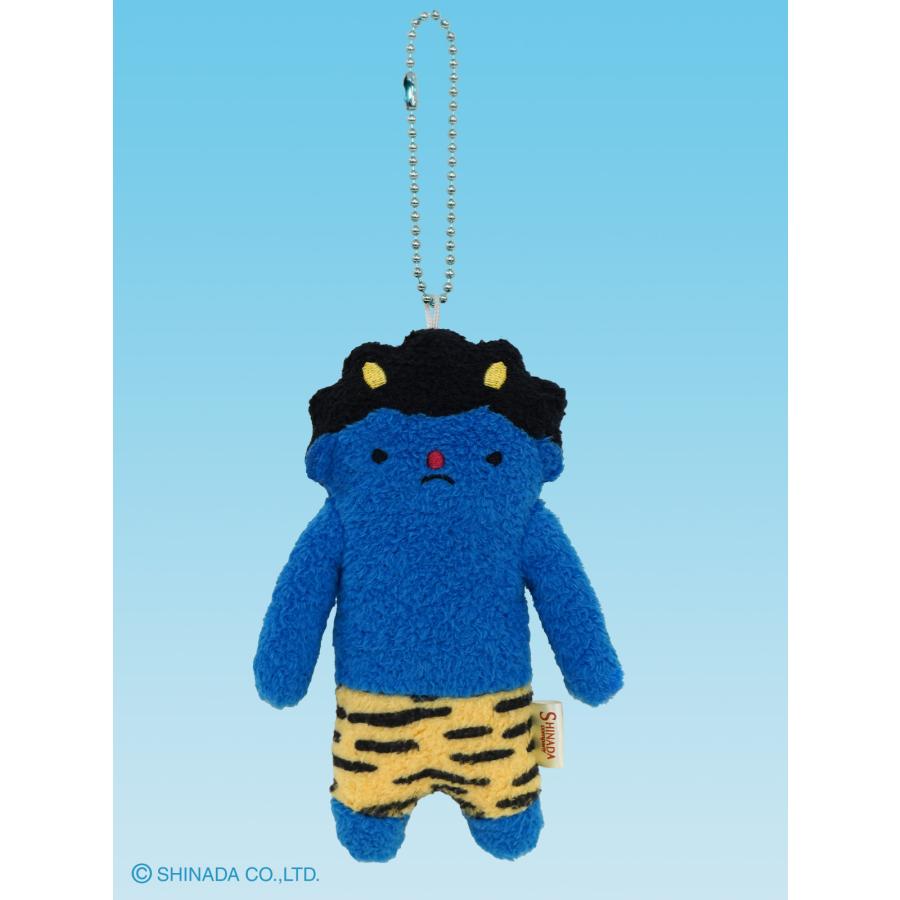 シナダ ぬいぐるみ フモフモさん マスコット キキ 青 : シナダ