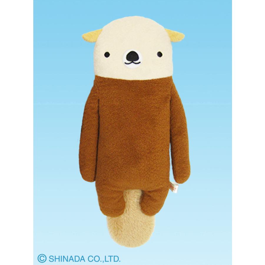 シナダ ぬいぐるみ フモフモさん (L) らこも ライトブラウン : シナダ