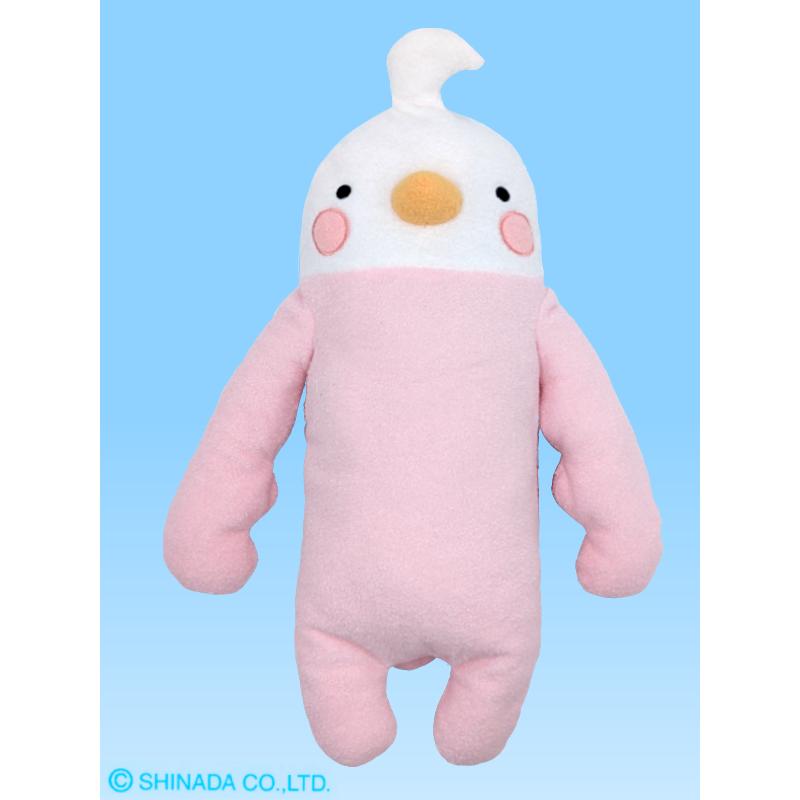 シナダ ぬいぐるみ フモフモさん (L) ちーく ピンク : シナダ