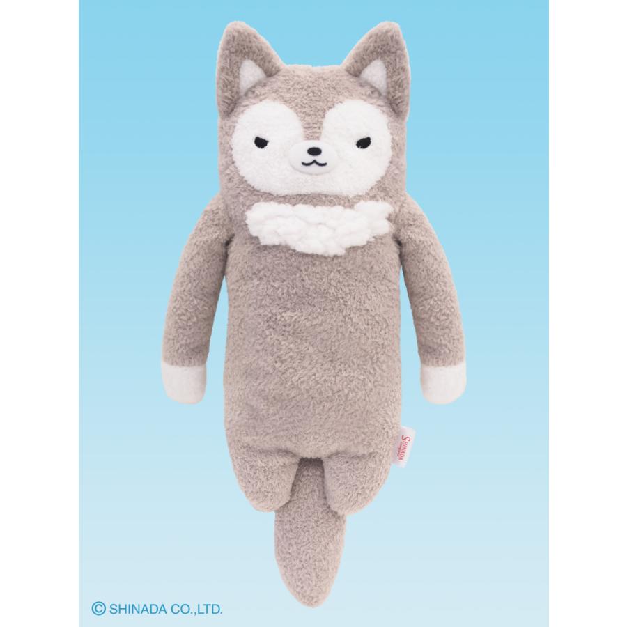シナダ ぬいぐるみ フモフモさん (M) ルフ ライトグレー : シナダ