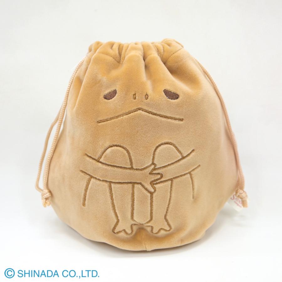 シナダ ふにすけ 巾着 茶 : シナダオンラインショップYahoo!店 - 通販