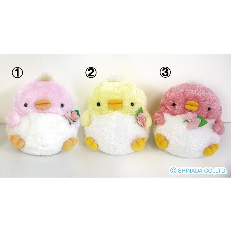 シナダ ぬいぐるみ ハート花シリーズ 満福鳥 (L) : シナダオンライン