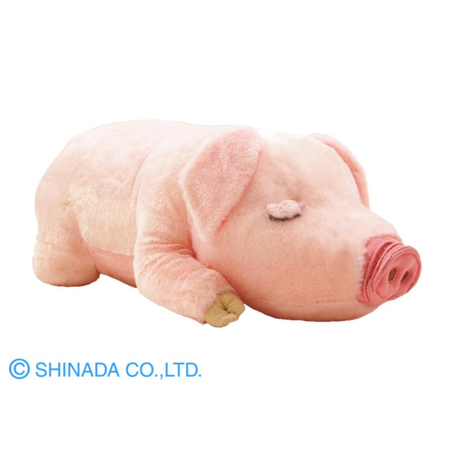 シナダ　幸福のブタ　ぬいぐるみ シナダ ぬいぐるみ 幸福のぶた (L) : シナダオンラインショップYahoo