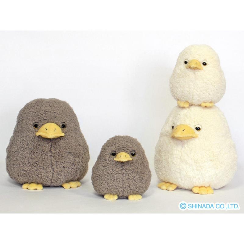 シナダ ぬいぐるみ アヒル シナダ ぬいぐるみ ひよ玉 グレイッシュブラウン M : シナダオンライン