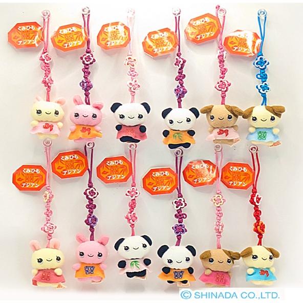 シナダ ぬいぐるみストラップ くみひもアジアン 全12種 : シナダ