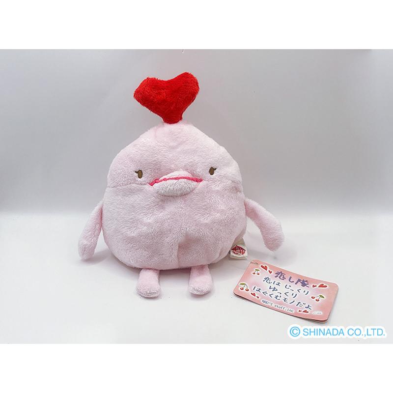 シナダ ぬいぐるみ 恋し隊 (M) ピーチ : シナダオンラインショップ