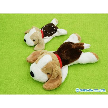 シナダ ぬいぐるみ レイジーパーティドッグ (S) バセットハウンド