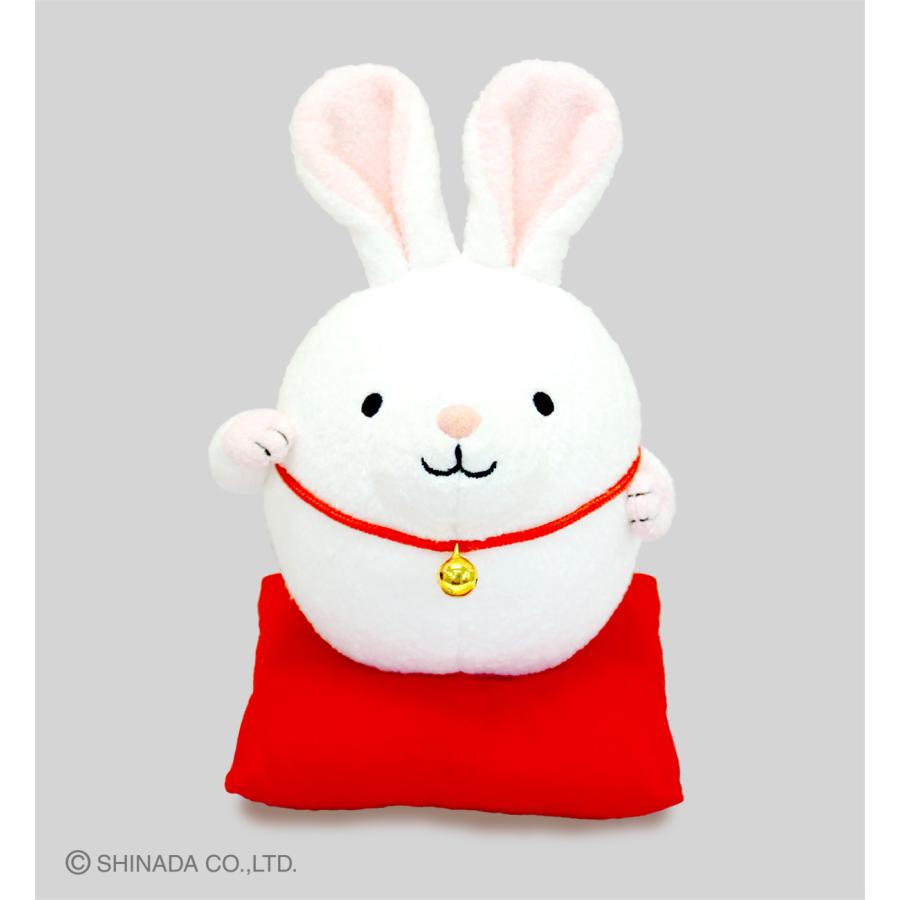 シナダ 招きコロコロ うさぎ 干支 ぬいぐるみ : シナダオンライン