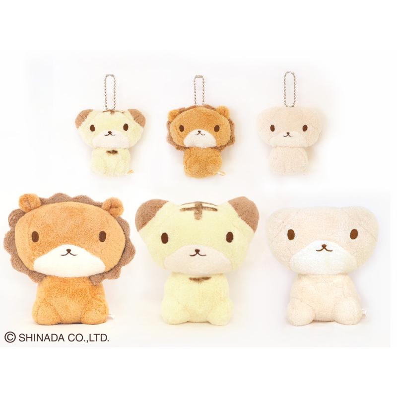 レトロ シナダ チョコロン マスコット ぬいぐるみ 鈴入り ライオン