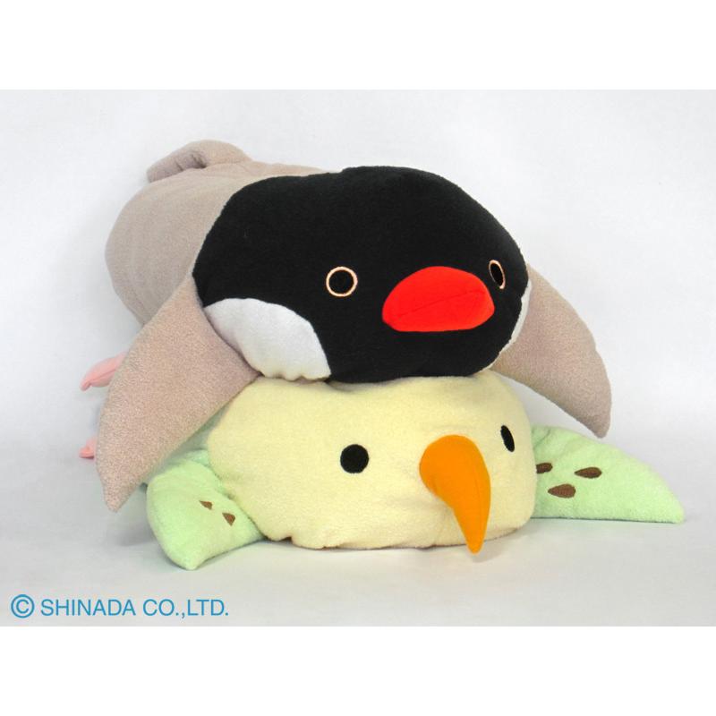 シナダ のっけてまめ福 ティッシュカバー セキセイインコ グリーン
