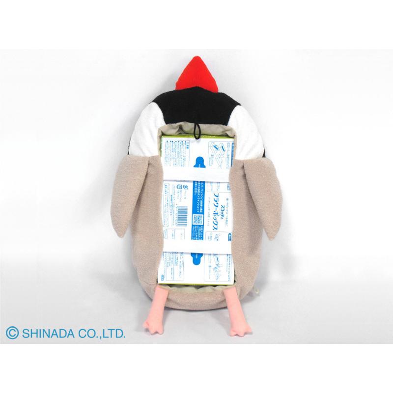 シナダ のっけてまめ福 ティッシュカバー 桜文鳥 : シナダオンライン