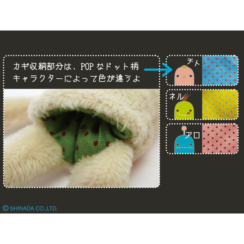 シナダ モケケ リールキーチェーン アロ : シナダオンラインショップ