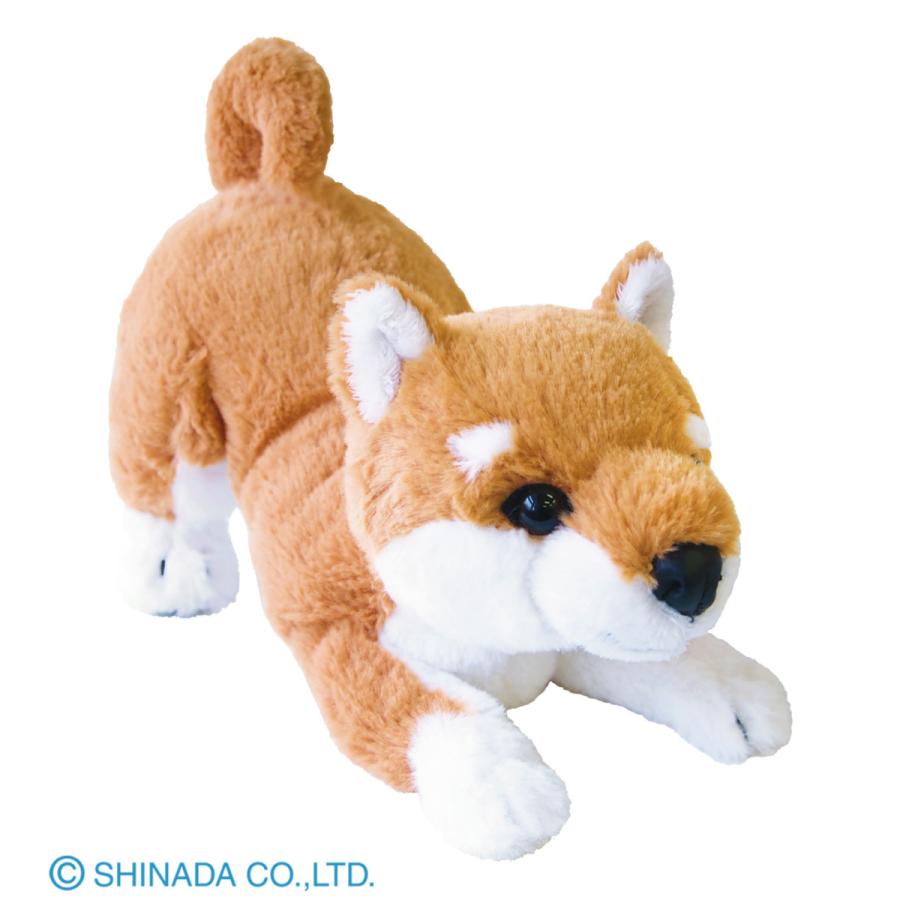 シナダ ぬいぐるみ 豆子犬 赤柴 : シナダオンラインショップYahoo!店