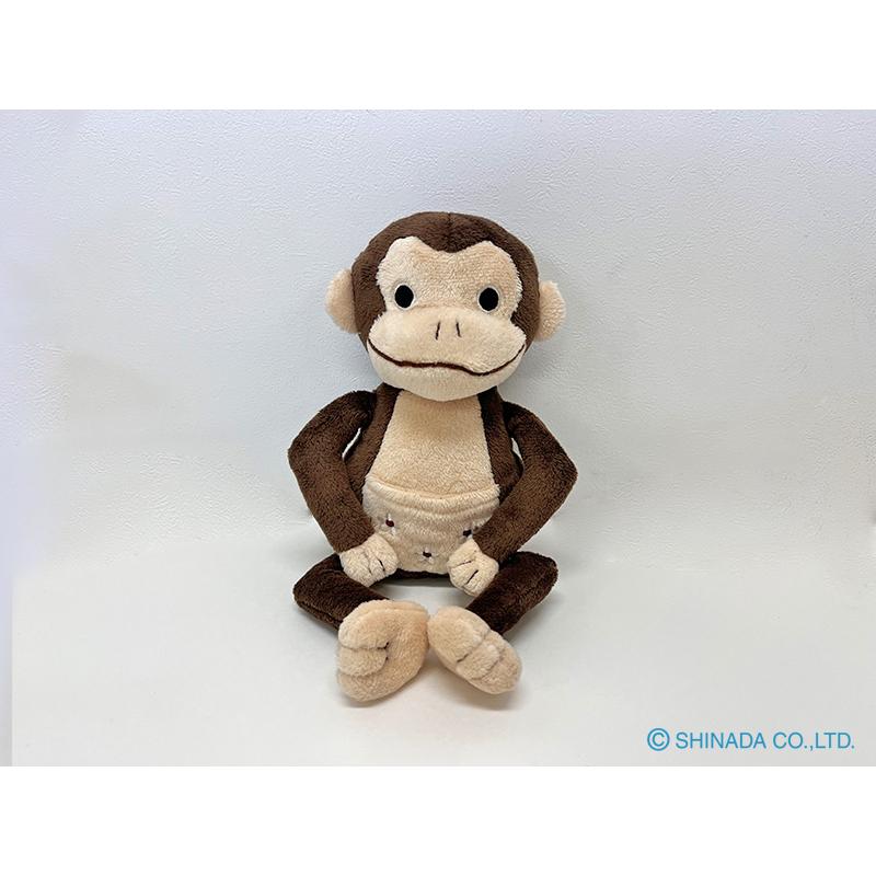 シナダ ぬいぐるみ ポケットケット さる BR (S) : シナダ